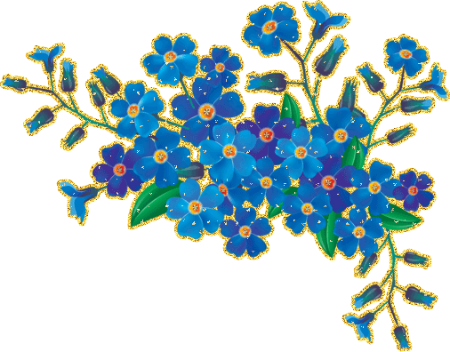 Открытки с незабудками бесплатно. Открытки с незабудками анимационные.