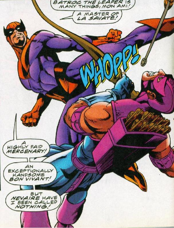 Открытки с Батроком - Прыгуном врагом Капитана Америки из комиксов.