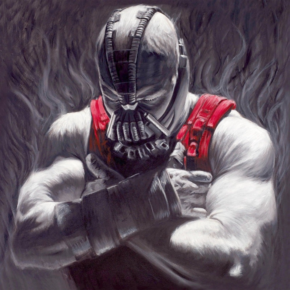 Открытки с Бэйном из комиксов про Бэтмена скачать бесплатно.