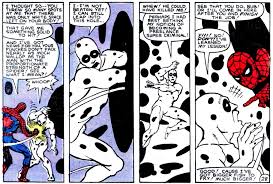 Открытки с Пятном злодеем из комиксов про Человека Паука.    