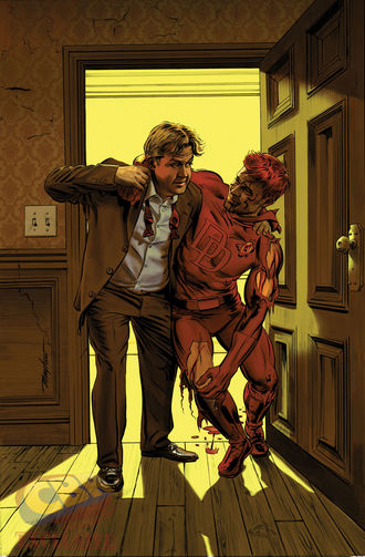 Открытки с Фрэнклином Фогги Нельсоном из комиксов от Марвел.