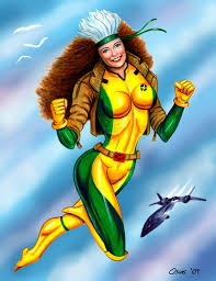 Открытки с Роуг из комиксов про Людей Икс Вселенной Марвел. 