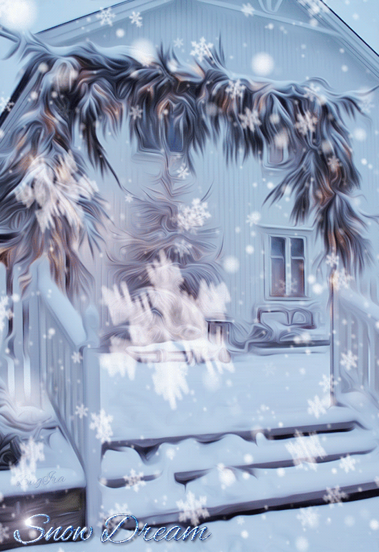 Открытки со снегопадом скачать. Открытки со снегопадом бесплатно.