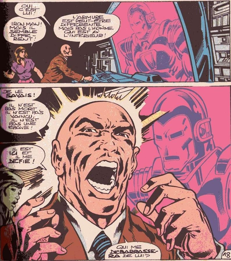 Открытки с Железным Дельцом Обадайя Стейном из комиксов Марвел.