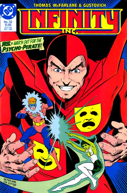 Открытки с Психо - Пиратом из Вселенной комиксов ДС скачать.