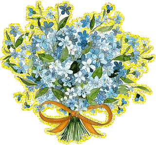 Открытки с незабудками бесплатно. Открытки с незабудками анимационные.