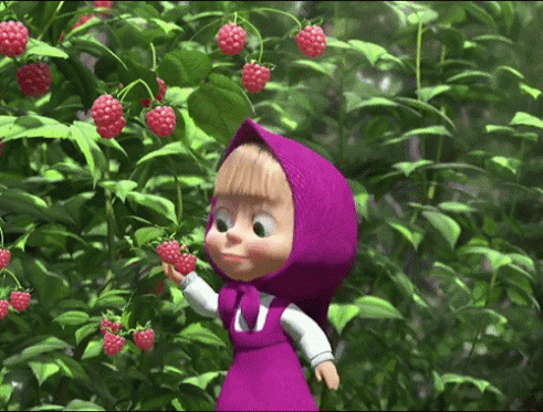 Открытки Маша и Медведь скачать бесплатно. Открытки Маша и Медведь онлайн.