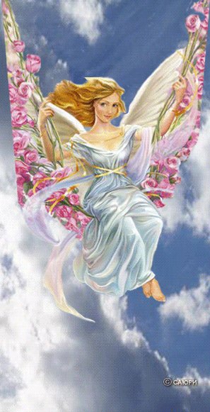Открытки с феями gif. Анимационные открытки с феями.