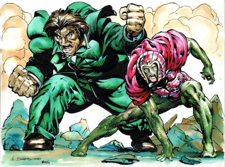 Открытки с Мистером Хайдом из комиксов Вселенной Марвел скачать.