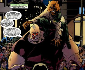 Открытки с Силачом из Людей Икс комиксов Вселенной марвел.   