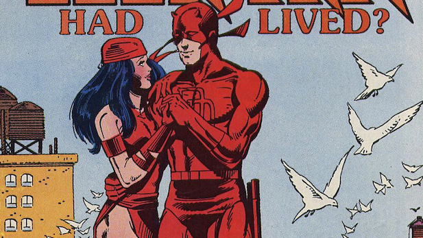 Открытки с Электрой из комиксов Марвел скачать бесплатно.    