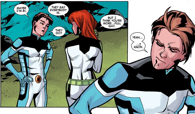 Открытки с Риком Джонсом из комиксов Вселенной Марвел скачать.