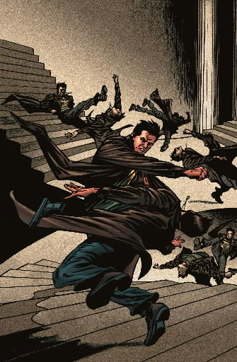 Открытки с Множителем Джеймсом Мэдроксом из комиксов Марвел.