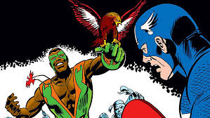 Открытки с Соколом из комиксов про Капитана Америку от Марвел.