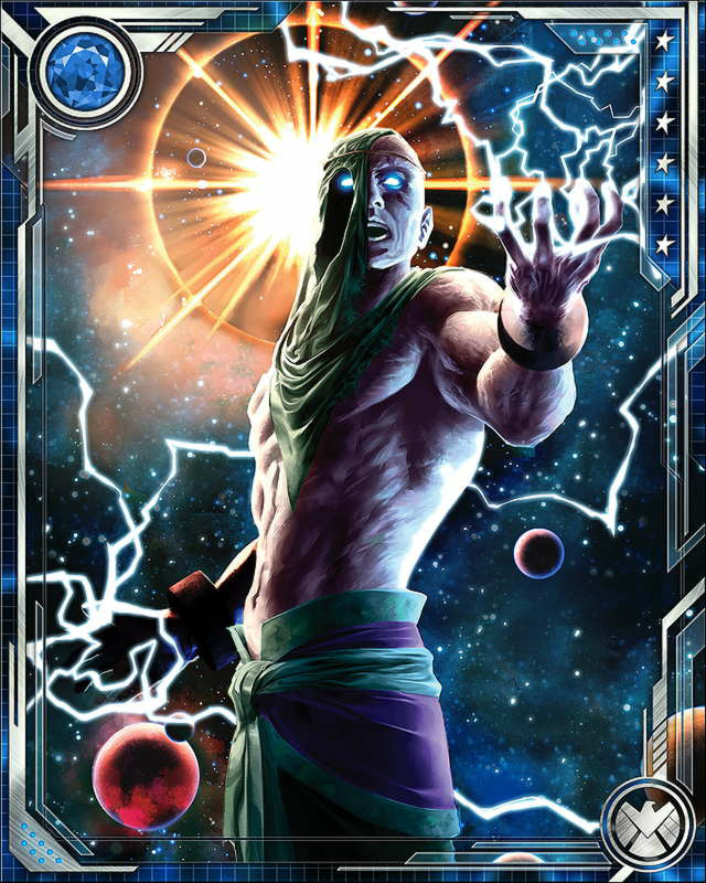 Открытки с Хиро - Калой сыном Халка из комиксов Вселенной Марвел.