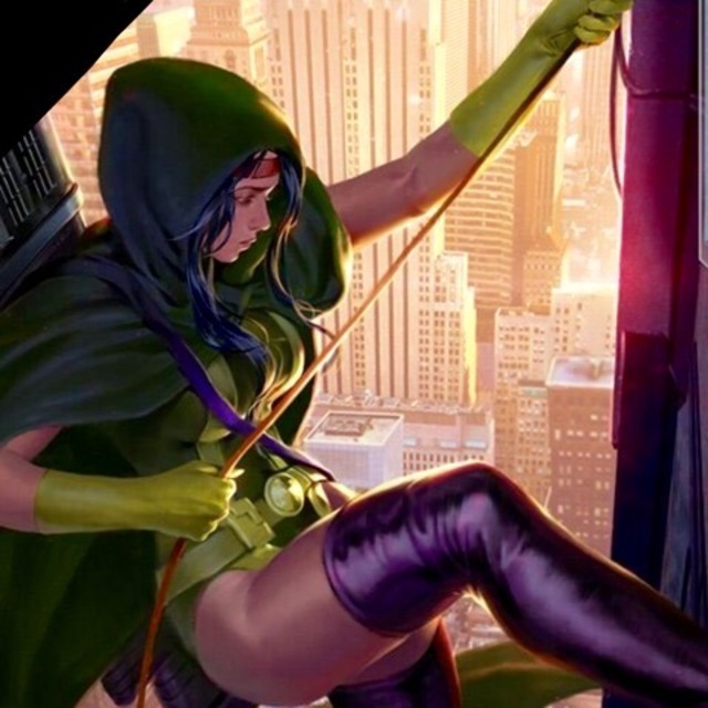 Открытки с Черно - Бурой Лисицей из комиксов Вселенной Марвел.