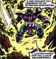 Открытки с Терраксом из комиксов Вселенной Марвел скачать.    