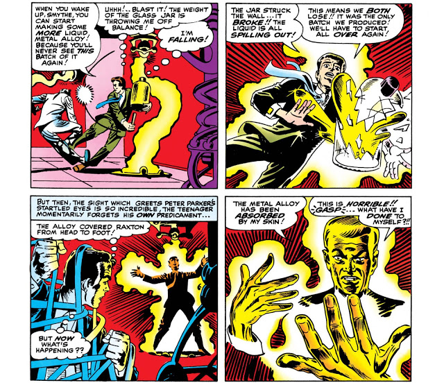 Открытки с Расплавленным Человеком из комиксов Вселенной Марвел.