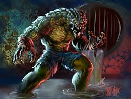 Открытки со Стегроном злодеем из комиксов Вселенной Марвел. 