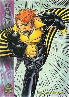 Открытки с Банши из Вселенной комиксов Марвел скачать бесплатно.