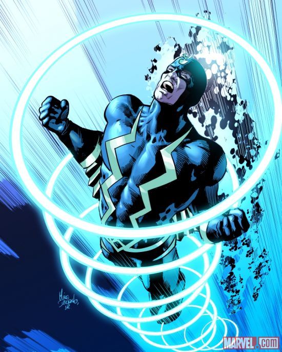 Открытки с Черным Громом из комиксов Вселенной Марвел скачать.