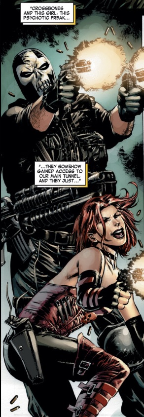 Открытки с Кроссбоунсом из комиксов Вселенной Марвел скачать.