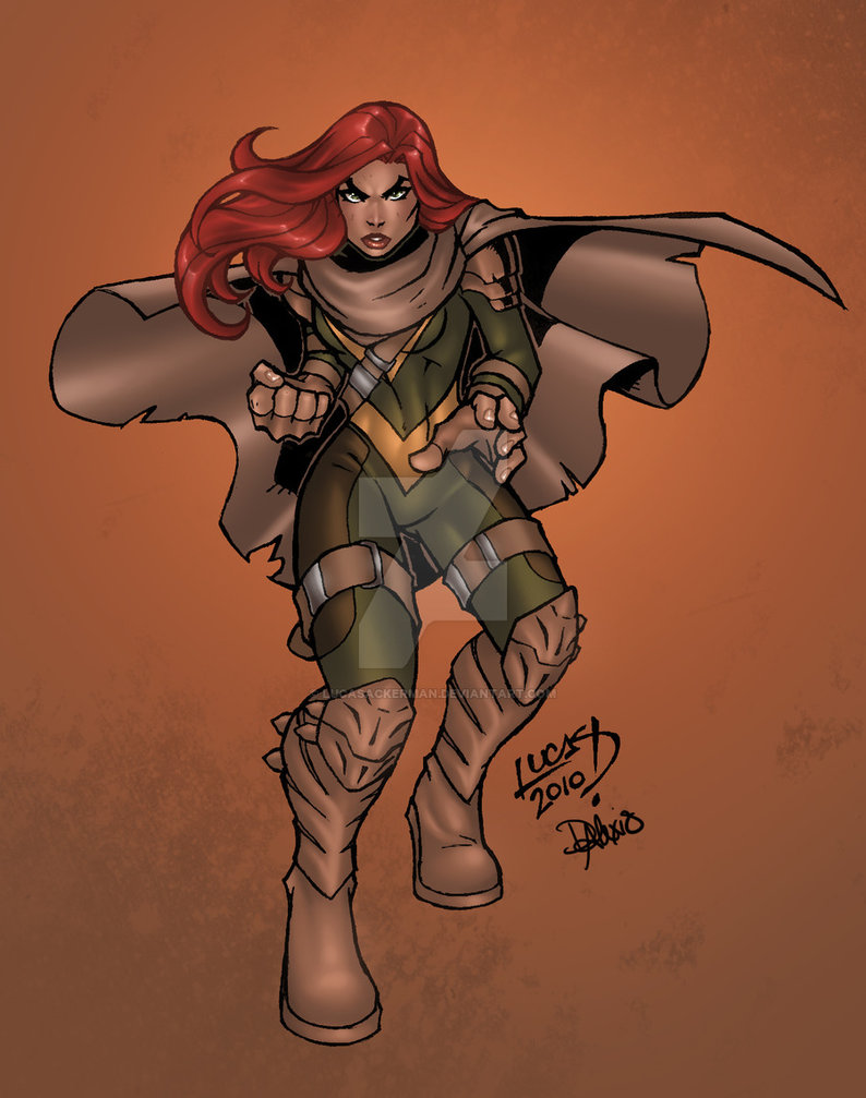 Открытки с Хоуп Саммерс из комиксов Вселенной Марвел скачать.