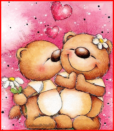 Анимационные открытки с мишками скачать бесплатно. Открытки с мишками gif.