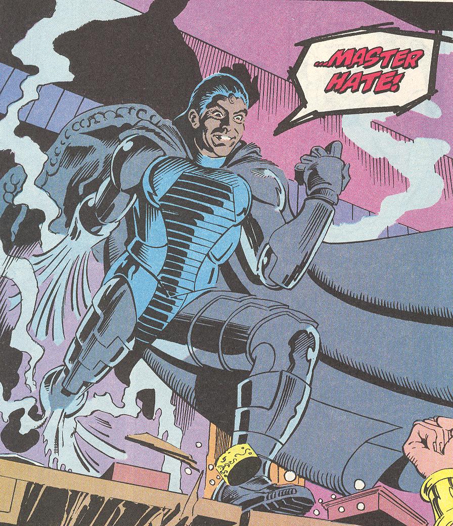 Открытки с Мастером Ненавистью злодеем из комиксов Марвел.  