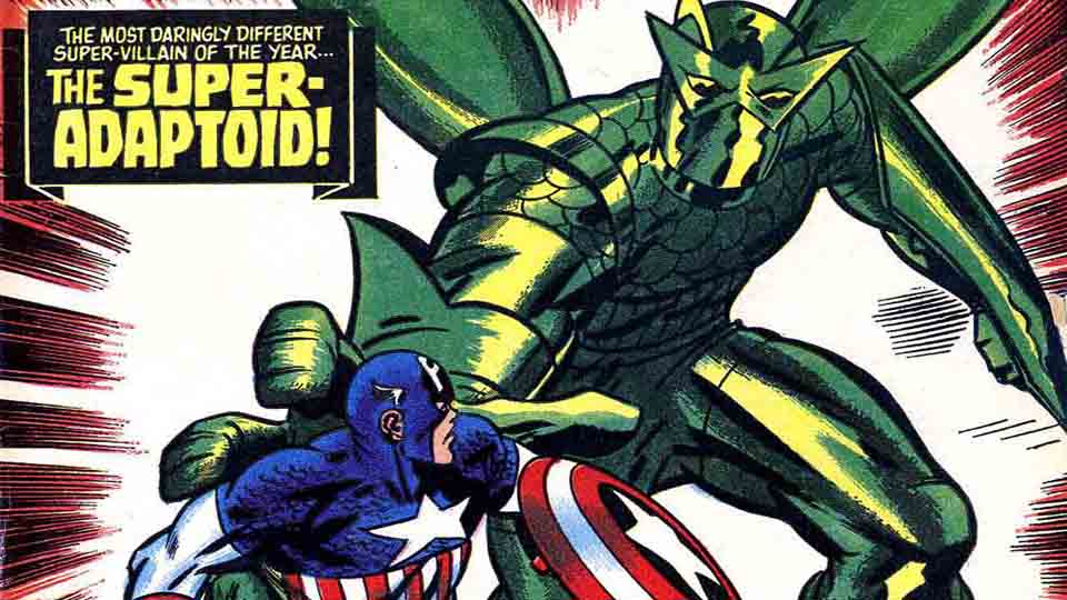 Открытки с Супер - Адаптоидом врагом Тора из комиксов Марвел.