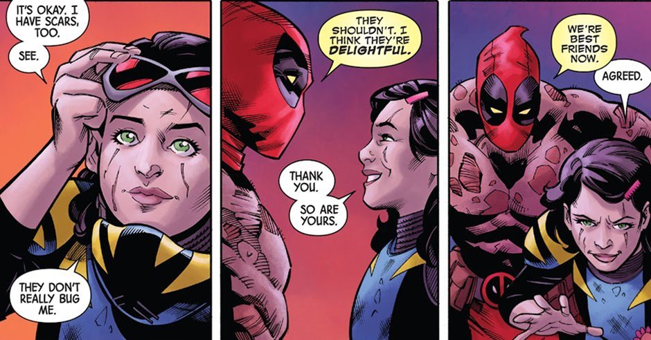 Открытки с Габриэлль Кинни из Сестёр по комиксам Вселенной Марвел.