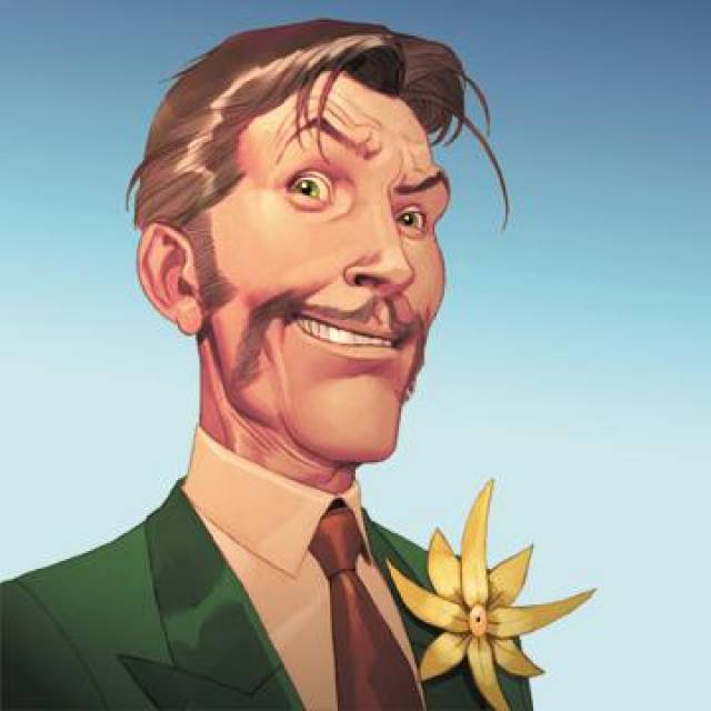 Открытки со злодеем Пранкстером из комиксов про Супермэна от ДС.