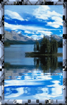 Открытки с озёрами с анимациями. Открытки с озёрами скачать.