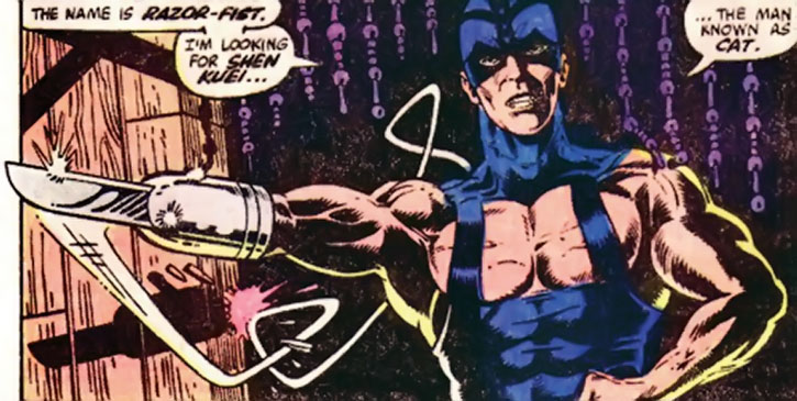 Открытки с Кулаком - Бритвой из комиксов Вселенной Марвел.   