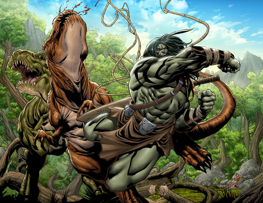 Открытки с Скааром из комиксов Вселенной Марвел скачать бесплатно.