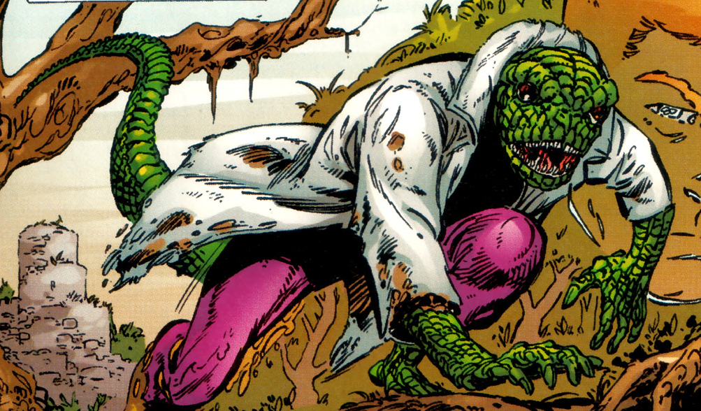 Открытки с Ящером из Спайдермена.Открытки с Ящером скачать. 