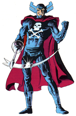 Открытки с Гримом Жнецом злодеем из комиксов Вселенной Марвел.