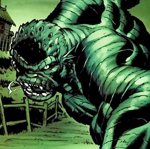 Открытки с Мерзостью из комиксов Вселенной Марвел скачать бесплатно.