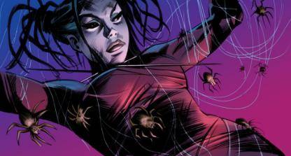 Открытки с невестой девяти пауков из комиксов Вселенной марвел.