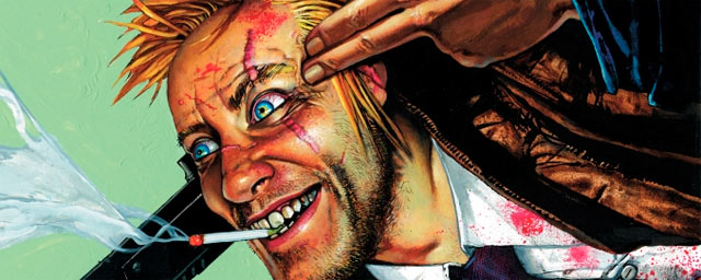 Открытки с Джоном Константином из Вселенной комиксов ДС скачать.