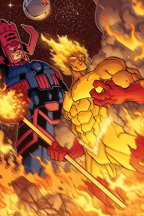 Открытки с Огненным Лордом из комиксов Вселенной Марвел скачать.