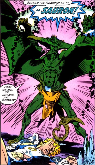 Открытки с Сауроном из Людей Икс. Открытки с Сауроном скачать бесплатно. 