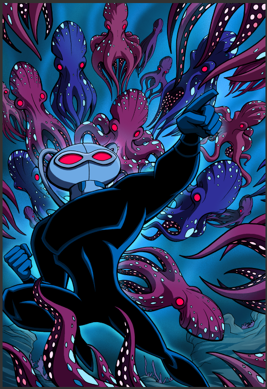 Открытки с Черной Мантой из Супермена скачать бесплатно.     