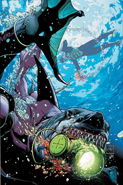 Открытки с Королём Акул скачать бесплатно по комиксам ДС.    