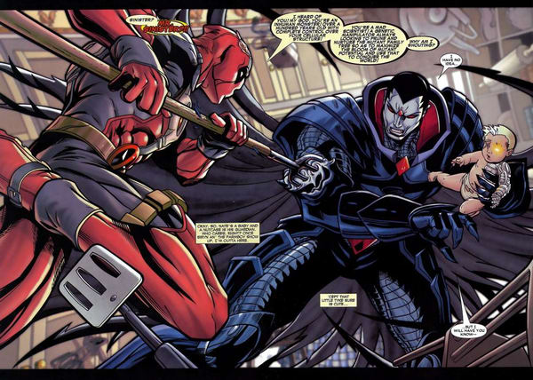 Открытки с Мистером Зловещим из комиксов Вселенной Марвел.  