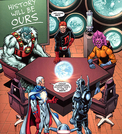 Открытки с Пэр Дегатоном из Вселенной комиксов ДС скачать бесплатно.