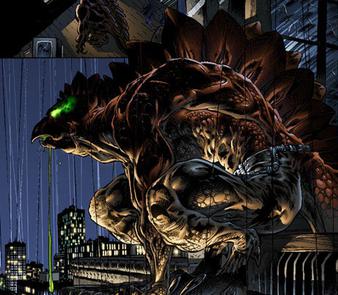 Открытки со Стегроном злодеем из комиксов Вселенной Марвел. 