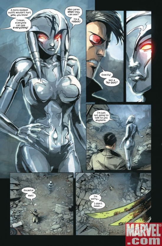 Открытки с Иокастой из комиксов Вселенной Марвел скачать бесплатно.