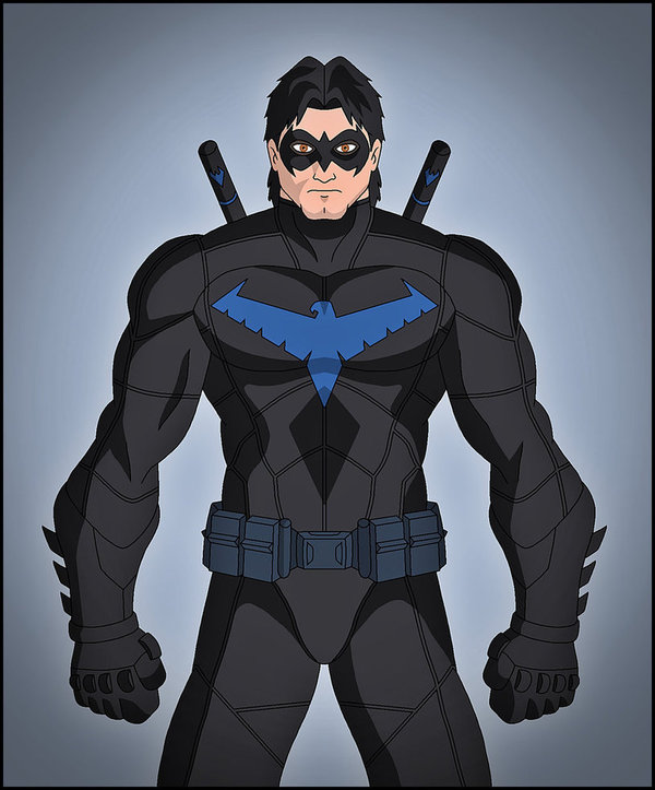 Открытки с Ночекрылым по комиксам ДС скачать бесплатно для детей.