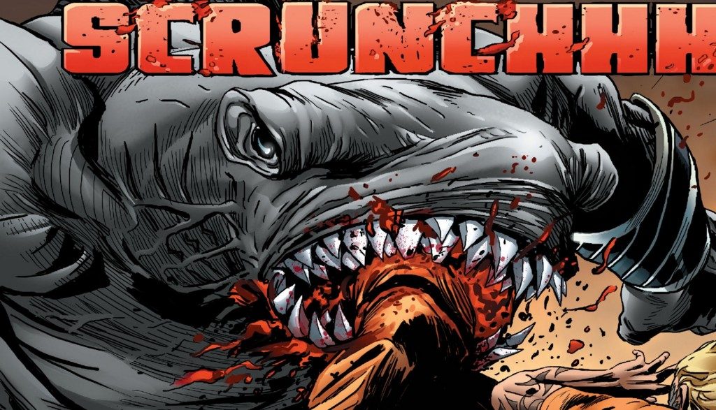 Открытки с Королём Акул скачать бесплатно по комиксам ДС.    